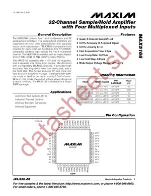 MAX5166LCCM+ datasheet  